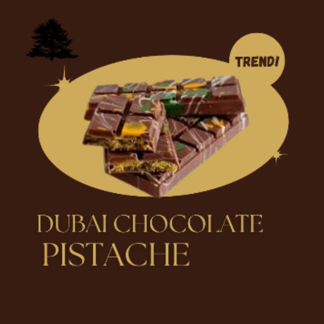 Tablette de chocolat دبي بالفستق