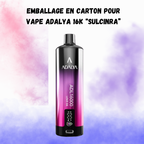 Emballage pour Vape ADALYA 16K