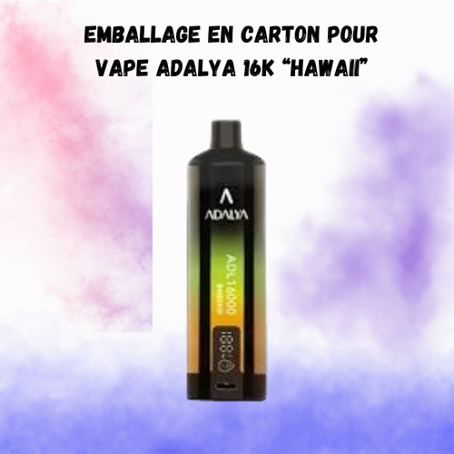 Emballage pour Vape ADALYA 16K