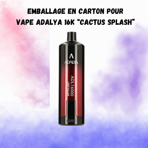 Emballage pour Vape ADALYA 16K