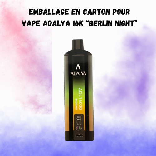 Emballage pour Vape ADALYA 16K