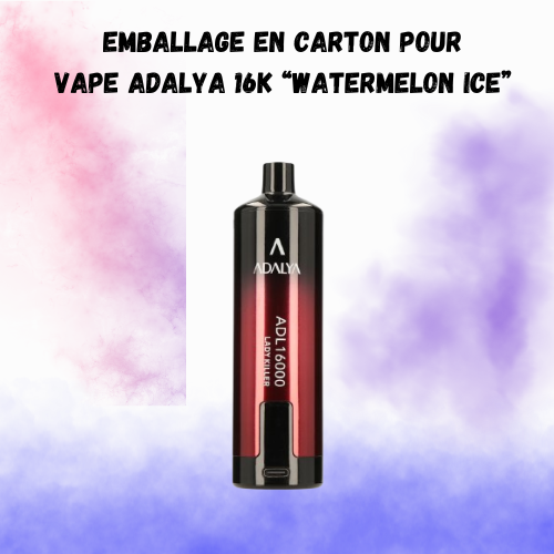 Emballage pour Vape ADALYA 16K