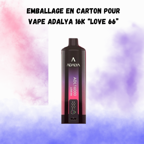 Emballage pour Vape ADALYA 16K