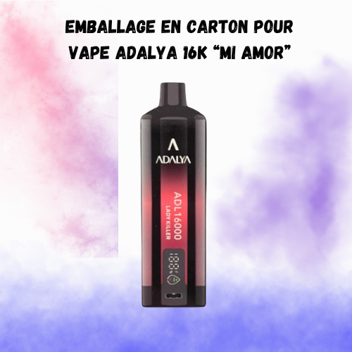 Emballage pour Vape ADALYA 16K