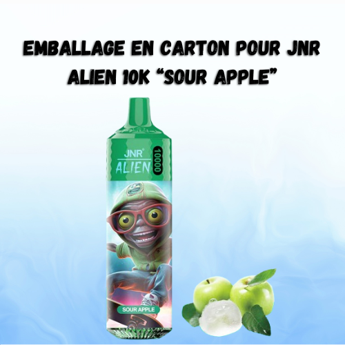 Emballage pour JNR ALIEN 10K JETABLE